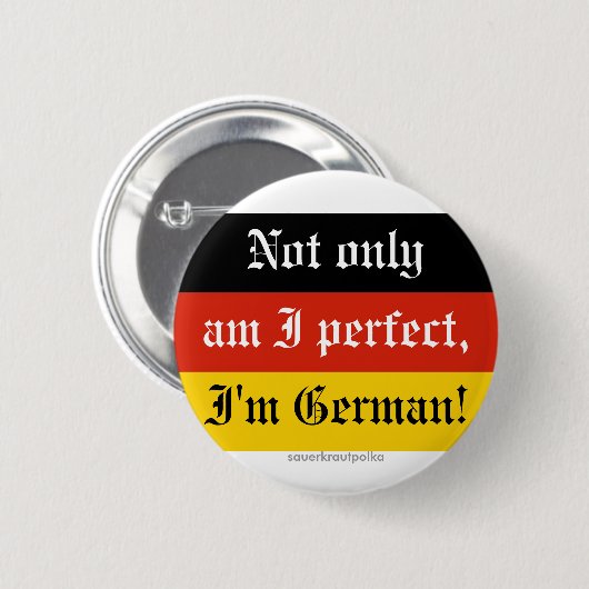 Not only, am I perfect... Button (Vorne & Hinten)