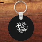 Not Perfect Just Forgiven Christian Faith Schlüsselanhänger (Vorderseite)