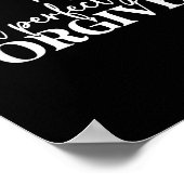 Not Perfect Just Forgiven  Poster (Ecke)