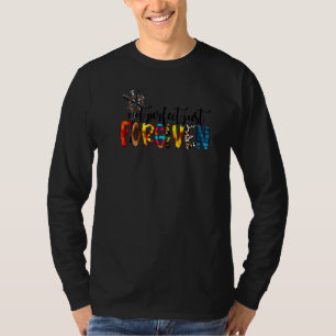 Not Perfekt Just Forgiven Cross Christian Faith Je T-Shirt