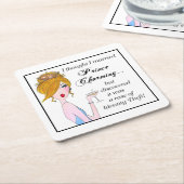 "NOT" Prince Charming Rechteckiger Pappuntersetzer (angewinkelt)