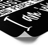 Not Really Funny I’m Just Mean, Funny Sarcastic Qu Poster (Ecke)