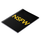 Not Safe For Work (NSFW) Notizblock (Linke Seite)