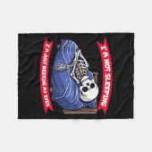 Not Sleeng Im Just Resting, My Eyes Funny Fathers Fleecedecke (Vorderseite (Horizontal))