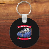 Not Sleeng Im Just Resting, My Eyes Funny Fathers  Schlüsselanhänger (Vorderseite)