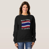 Not Thai But Supportive National Flag Inspirationa Sweatshirt (Vorne ganz)