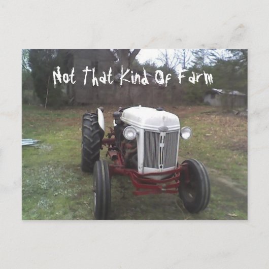 Not That Kind of Farm Postkarte (Vorderseite)