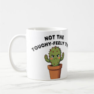 Not The Touchy-Feely Type Cactus | Funny Introvert Kaffeetasse