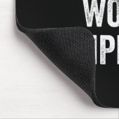 Not The Worst Employee Funny Sarcastic Saying Work Mousepad (Ecke)