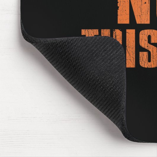 Not This Year Funny New Year Resolution Mousepad (Ecke)