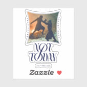 "Not Today" Arya Stark Vs. Der Nachtkönig Aufkleber (Blatt)