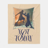 "Not Today" Arya Stark Vs. Der Nachtkönig Fleecedecke (Vorderseite)