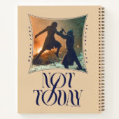 "Not Today" Arya Stark Vs. Der Nachtkönig Notizblock (Rückseite)