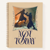 "Not Today" Arya Stark Vs. Der Nachtkönig Notizblock (Vorderseite)