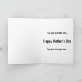 NOT TODAY - Except Mother's Day Karte (Innenseite)