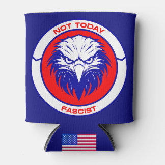 Not Today Fascist – Patriotic Eagle Can Cooler Dosenkühler