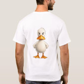 Not Today Funny Defiant Duck T-Shirt (Rückseite)
