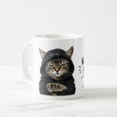 Not Today, Human – Funny Grumpy Cat Kaffeetasse (Vorderseite Links)