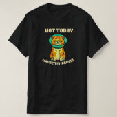 Not Today Maybe Tomorrow Funny Grumpy Cat Design T-Shirt (Design vorne)