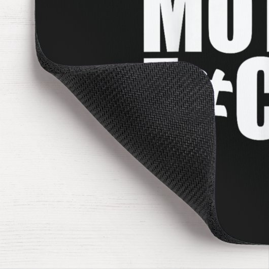 Not Today Mother Forer - Werful Motivational State Mousepad (Ecke)