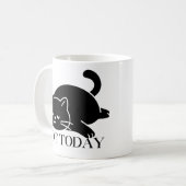 Not Today Mug Funny Coffee Mug for Cat Lovers  Kaffeetasse (Vorderseite Links)