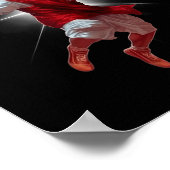 Not Today Satan Jesus Funny Slam Holy Dunk Basketb Poster (Ecke)