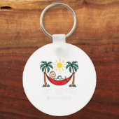 Not Working From Anywhere Funny Hammock 2025 Schlüsselanhänger (Vorderseite)