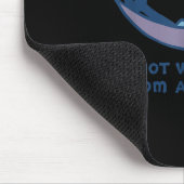 Not Working From Anywhere Funny Vacation Remote Wo Mousepad (Ecke)