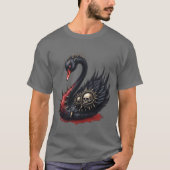 Not Your Average Swan – Spikes, Skulls & Sass.  T-Shirt (Vorderseite)