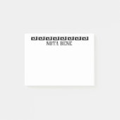 Nota Bene! Post-it Klebezettel (Vorderseite)