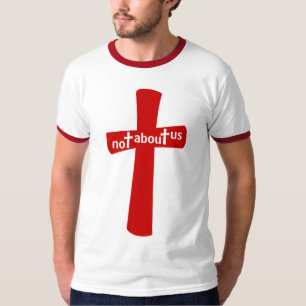 notaboutus rotes Kreuz T-Shirt