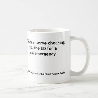 Notabteilungs-Triage Kaffeetasse