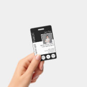 Notar-Abzeichen im klassischen Stil mit QR Ausweis (Handheld)