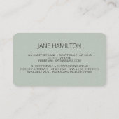 Notar-Agent für Berufliche Darlehen Visitenkarte (Rückseite)