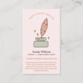 Notar-Agent für mobile Geräte Visitenkarte (Vorderseite)