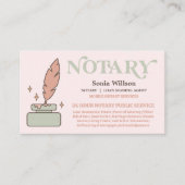 Notar-Agent für mobile Geräte Visitenkarte (Vorderseite)