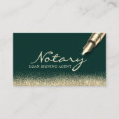 Notar-Agent für Mobilfunk-Signaturen Visitenkarte (Vorderseite)