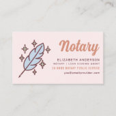 Notar-Agent für öffentliche Kredite und Darlehensz Visitenkarte (Vorderseite)