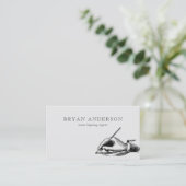 Notar-Agent-Geschäftskarte Visitenkarte (Stehend Vorderseite)