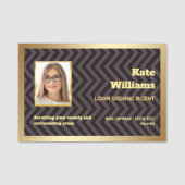 Notar-Agent Namensschild (Vorderseite)