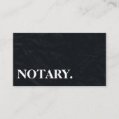 Notar Agent Pen Logo Freelance Calligraphy Writer Visitenkarte (Vorderseite)
