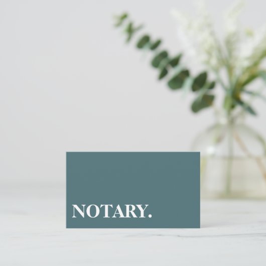 Notar Agent Pen Logo Freelance Calligraphy Writer Visitenkarte (Stehend Vorderseite)