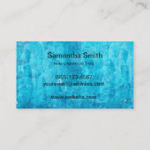 Notar Agent Pen Logo Freelance Calligraphy Writer Visitenkarte (Rückseite)