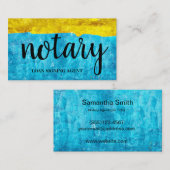 Notar Agent Pen Logo Freelance Calligraphy Writer Visitenkarte (Vorne/Hinten)