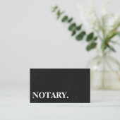 Notar Agent Pen Logo Freelance Calligraphy Writer Visitenkarte (Stehend Vorderseite)