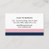 Notar Agent Signature Nib Rose Gold Writer Visitenkarte (Rückseite)