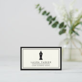 Notar Agent Signing Consultant Broker Visitenkarte (Stehend Vorderseite)