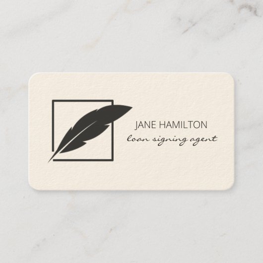 Notar-Agent Visitenkarte (Vorderseite)