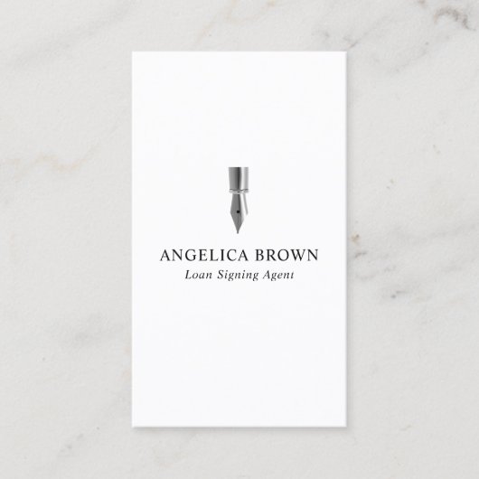 Notar-Agent Visitenkarte (Vorderseite)