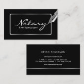 Notar-Agent Visitenkarte (Vorne/Hinten)